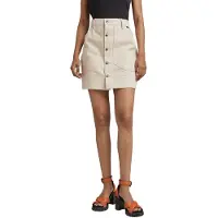 G-Star Workwear Slim Fit High Waist Denim Short Rock