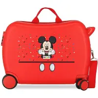 Disney Unisex für Kinder. 2429821 Mickey ItÂ's a Mickey Thing Kinderkoffer Rot -38x50x20cm (OSFA), Lässig, Synthetisch, ABS/Polykarbona
