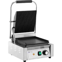 Royal Catering Kontaktgrill - geriffelt + glatt - - 1800 W