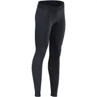 Silvini Hose Rapone Pad WP1732 – Damen elastisch Taillenbund mit Einlage schwarz-wolkengrau größe L 3221-WP1732-08114