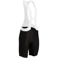 Silvini Santerno WP2021 Shorts – Damen elastisch mit Hosenträgern mit Sitzpolster schwarz-weiß größe L 3122-WP2021-08014