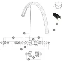 Mavic Xa Elite Tubeless Felge