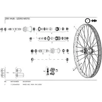 Sram Hintere Lagerachse ZM1