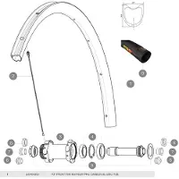 Mavic Ksyrium Pro Carbon Sl Tubular Disc Vorderradfelge