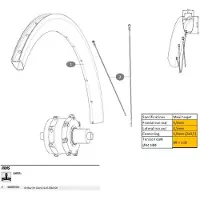 Mavic Cosmic Sl45 Ebm X20 Hinterradfelge