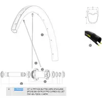Mavic Ksyrium Pro Carbon Sl Ust Disc Linke Speichen 12 Einheiten