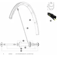 Mavic Qrm Gabelstützen 2 Einheiten