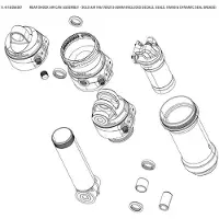 RockShox Stoßdämpfer Kit Air Can Solo Air 185/210x47.5-55mm Sidluxe A1 2021