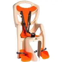 Bellelli Pepe Standard Multifix Kindersitz Für Fahrrad Hinten Beige,Orange Max 22 kg Junge Beige,Orange Max 22 kg