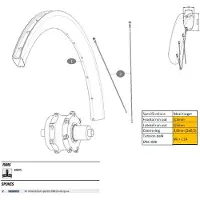 Mavic Cosmic Sl45 Ebm X20 Speichen 14 Einheiten