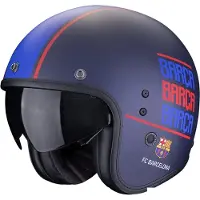 Scorpion Belfast Evo Fc Barcelona Jethelm unisex Fiberglas mehrfarbig matt, XL