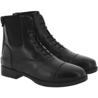 Riding World Synthetikstiefelette mit Schnürung, schwarz, Schuhgröße: 35