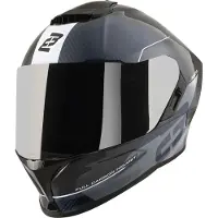 Bogotto Phantom Combo Carbon Schwarz Weiß Blau Integralhelm Größe M