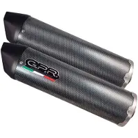 Gpr Exhaust Systems Furore Poppy Ducati 1098 06-12 Ref:d.69.fupo Zugelassener Ovaler Schalldämpfer
