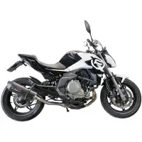 Gpr Exhaust Systems Furore Evo4 Poppy Cf Moto 400 Nk 21-22 Ref:cf.6.cat.fupo Zugelassener Ovaler Schalldämpfer