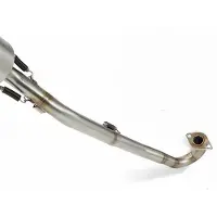 Gpr Exhaust Systems Deeptone Inox Kawasaki Klx 140g 2017-2024 Round Nicht Homologiertes Vollständiges Auspuffsystem