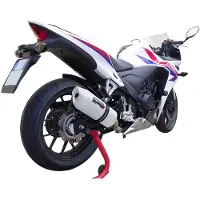 Gpr Exhaust Systems Albus Evo4 Honda Cbr500 R 2023-2024 E5 Oval Homologierter Slip On Schalldämpfer