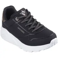 SKECHERS Uno Lite Black Knit/ White Größe EU 38