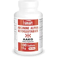 SuperSmart Arginine Alpha Ketoglutarate (AAKG) Dietary Supplement - 100 Tabletten