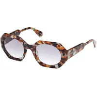 Max & Co Max&Co. MO0115 HAVANA/GREY SHADED 51/22/140 Damenbrillen Sonnenbrillen