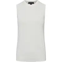 Armani Exchange für Damen. 8NYH9AYMH6Z1130 Weißes Stricktop (XS), Lässig, Viskose, Ärmellos / Hosenträger