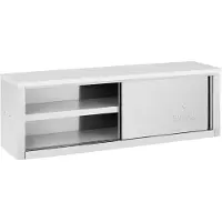 Expondo Royal Catering Edelstahl Hängeschrank - 1500 x 400 x 500 mm - 75 kg Tragkraft pro Fach -