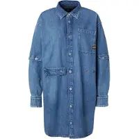 G-Star Modular Shirt Kleid - Mittelblau - Damen - XL