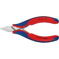 Knipex Elektronikseitenschneider L.115mm Form 4 Facette ja,kl.2K-Hülle