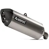 Akrapovic Slip-on Line Auspuffsystem mit EG-BE S/O 2-1 TI - V-STROM1000/1050 14-24