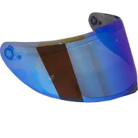 Cgm Blau schillerndes Visier für 320 TRON - 321 ATOM Integralhelm