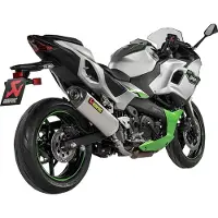 Akrapovic Slip-on Line Auspuffsystem mit EG-BE S/O 2-1 TI - NINJA/Z 7 HYBRID 24-