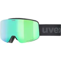Uvex Skibrille Pwdr FM Black Matt Green