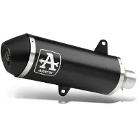 Arrow Urban Aluminium Dark With Dark End Cap Honda Pcx 125 ´21 Homologierter Schalldämpfer
