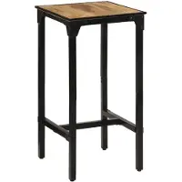 vidaXL Bartisch 60x55x107 cm Raues Massivholz Mango