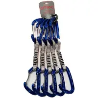 Qi´roc Elektra Recto Clip+curvo Clip+exprés Dyneema 12x120 Mm+mini Karabinerhaken 5 Einheiten