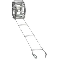 Fixe Climbing Gear Stahl Leiter 12.5 Cm Grau 10 m Grau 10 m