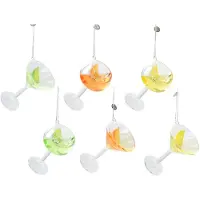 Décoris Cocktailglas l6.6b6.6h10.1 cm a6 Weihnachten (mix)