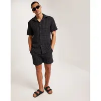 OAS Kurze Hose Nearly Porto Waffle Shorts Herren Black-S