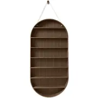 Ferm Living Oval Dorm Regal Geräuchert Eiche - , Holz, Holz