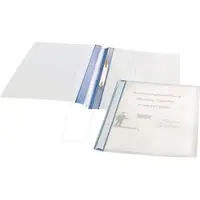 STAT-X STX Q5710A41 - IDP-STAT Schnellhefter DIN A4, blau / transparent, 25 Stk.
