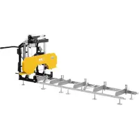 MSW Blockbandsäge - 2,6 kW - 2800 U/min - Rollbahn 3 m