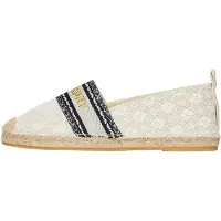 Superdry für Damen. WF110297A Espadrilles aus beigem Canvas (40), Stoff, Wohnung, Keine, Lässig