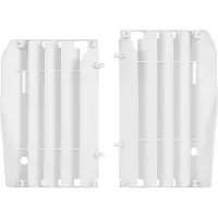 Polisport SP 1086394001 Kühlerabdeckung Polisport weiß Honda CRF250R passend fuer HONDA CRF 250 R Weiss