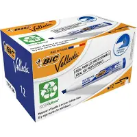 BIC Packung 12 Velleda Whiteboard Eco Point Beleel