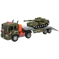 Cb Games Militärfahrzeugtransporter Spielzeug Mit Speed&go Licht Und Sound
