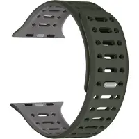 Cover-Discount Apple Watch 44/45/46/49mm - Silikon Sportarmband zweifarbig