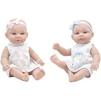 Rosa Toys Rosa Und Blaue Zwillingskleider Puppe 28 Cm Durchsichtig Durchsichtig One Size