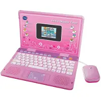Vtech Spielzeug-Computer Genio Master Color ES-EN 18 x 27 x 4 cm Rosa