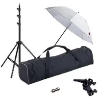 Linkstar Strobist Set mit Reflexschirm UK-84T