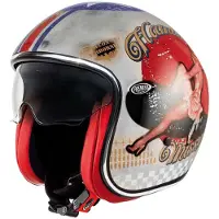 Premier Helmets Vintage Pin Up Old Style 22.06 Jethelm